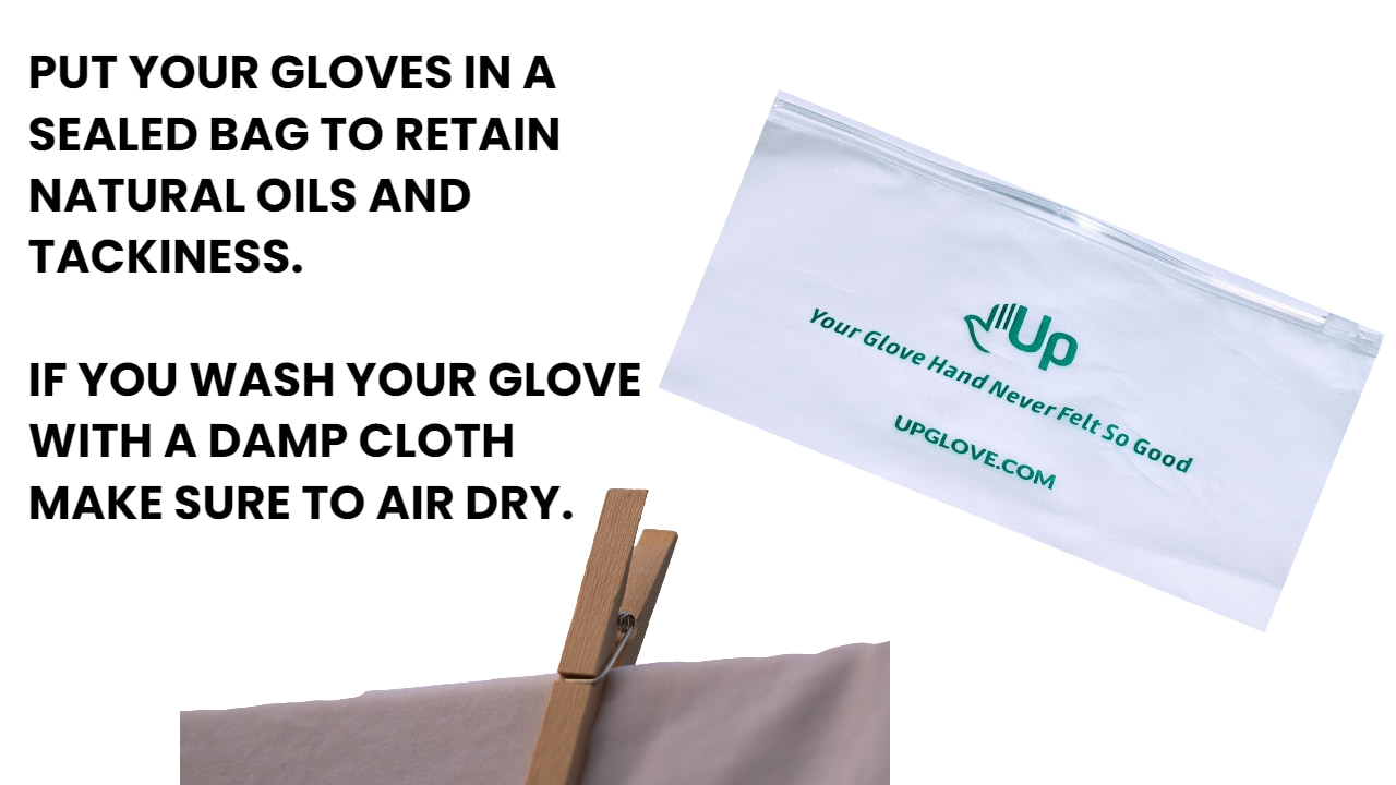 a sealed bag can make your glove last longer