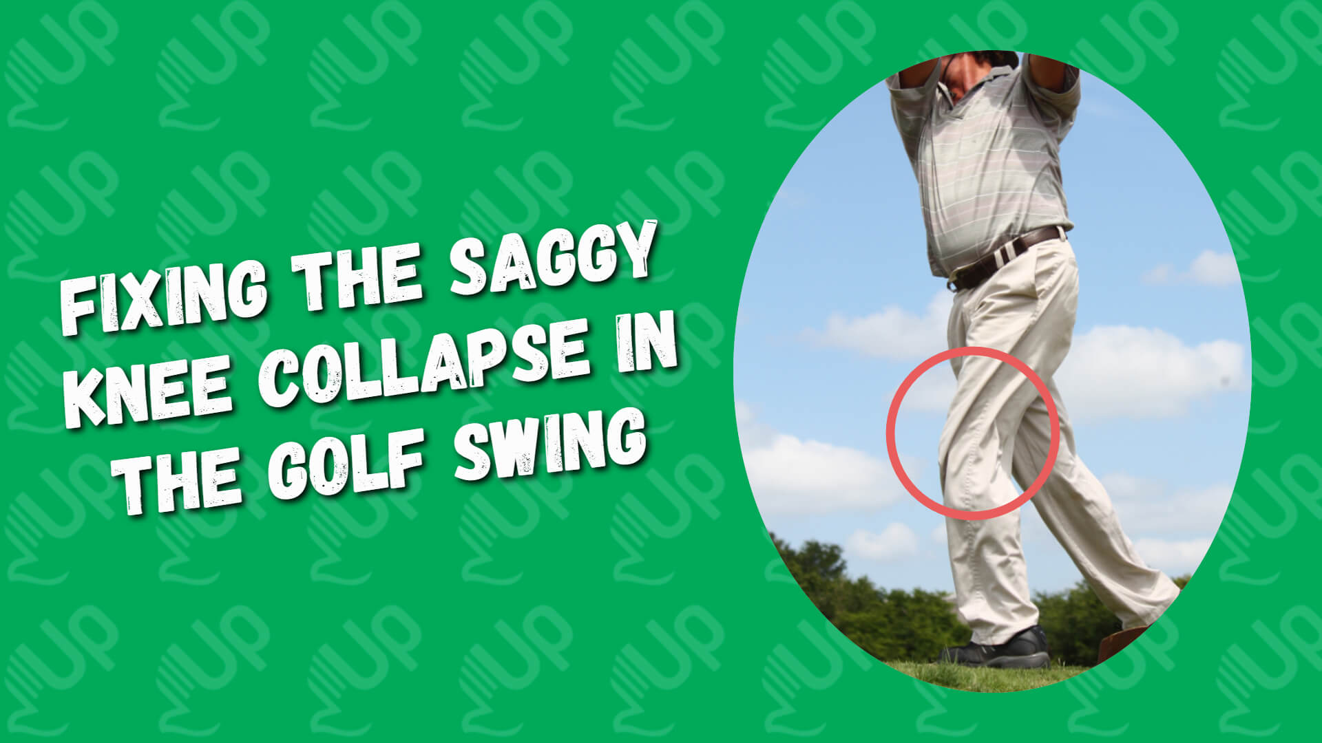 Fixing the Saggy Knee Collapse in the Golf Swing