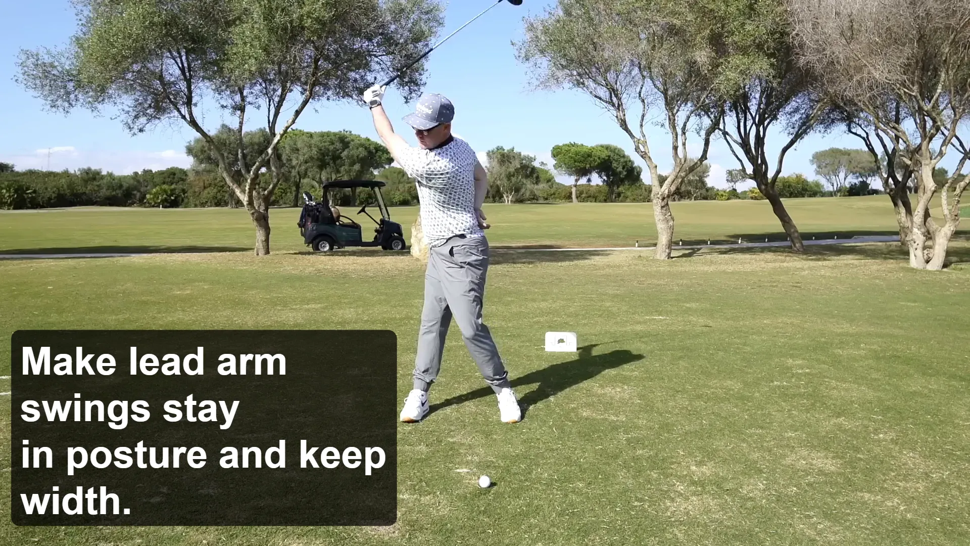 Lead arm golf swings Lead arm golf swings.